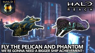 Halo Reach  Pelican and Phantom Easter Egg  Were Gonna Need a Bigger Ship Achievement Guide [upl. by Eiuqcaj]