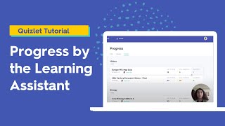 How to use progress with Quizlet Plus Learning Assistant tutorial [upl. by Cristionna175]