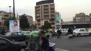 ► Nice Street Scene in Tehran IRAN  ‏تهران‎ [upl. by Gentille]