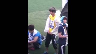 Fancam  120710  Dongwoo To You  Idol Athletic Championship [upl. by Remliw]