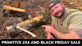 Corporals Corner MidWeek Video 27 Making Primitive Lumber From The Landscape [upl. by Kallman]