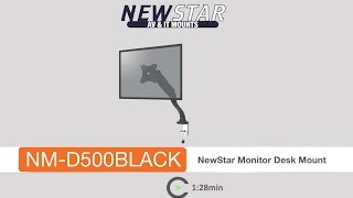 Neomounts NMD500BLACK FLAT SCREEN MONITOR DESK MOUNT [upl. by Damara]