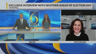 Live interview with Gov Gretchen Whitmer [upl. by Herzen]