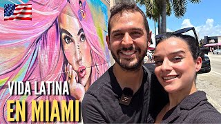 ASI VIVEN LOS LATINOS EN USA 🇺🇸 l BARRIOS LATINOS EN MIAMI l La Vida de M [upl. by Aelem]