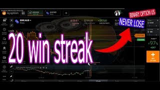 20 win streak  never lose indicators elder impulse system to usedbinary option us [upl. by Amyaj937]