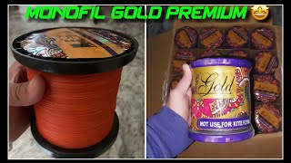 Monofil Gold Premium Manjha 🤩 Better Than Orignal   Chinese manjha Full Review and unboxing 📦 [upl. by Alexina]