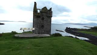 Remote Scottish castle  the wild amp majestic Gylen Castle on Isle of Kerrera Argyll Scotland UK [upl. by Hussey]