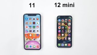 iPhone 11 vs iPhone 12 mini  Speed Test amp Comparison [upl. by Sexela511]