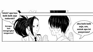 Todomomo  Misunderstanding Boku no Hero Academia  Translate Indo todoroki todomomo bnha art [upl. by Ahsilrac]