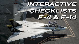 Interactive Checklists in DCS F4 and F14 Campaigns [upl. by Klecka]