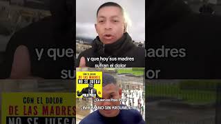 ¿Quien es Miguel Polo Polofirmesconpetro viralvideo 1demayo uribista bogota milei cop16cali [upl. by Yonina]