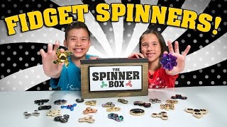 FIDGET SPINNER SURPRISE CHALLENGE 25 Rare Spinners Showdown [upl. by Aleydis181]