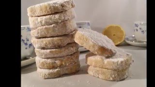 Biscotti friabili al limone  Lemon Meltaways Vegan  Biscotti inglesi senza burro né uova [upl. by Noiramaj]