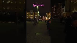 Helsinki city center christmas christmas merrychristmas helsinki travel helsinkifinland [upl. by Leahcimnaes802]