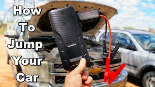 🚗 How To use the Imazing Portable Emergency Jump Starter 🧰🛠️ [upl. by Ibbetson]