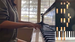 seasons — wave to earth  sook  Piano Tutorial  Piano Cover [upl. by Sanyu]