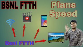 BSNL FTTH in Hindi  FTTH Plans and speed [upl. by Necaj97]