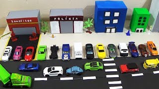 Diecast  Coleção de miniaturas de carros  21 carros em miniatura e 1 caminhão [upl. by Alejna]