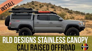 WATCH THIS BEFORE BUYING FIBERGLASS OVERLAND CAMPER SHELL  CALI RAISED OFFROAD INSTALL RLD DESIGNS [upl. by Nitsua457]