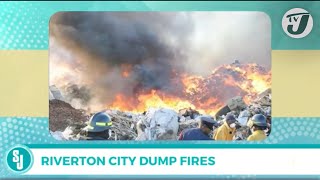 Riverton City Dump Fire  TVJ Smile Jamaica [upl. by Adah367]