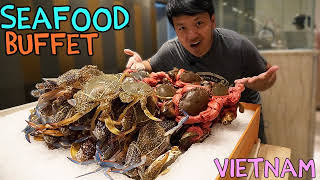 BEST All You Can Eat SEAFOOD Buffet in Saigon VIETNAM [upl. by Bullough]