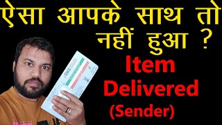 Item Delivered Sender Item Returned Addressee cannot be located Not Delivered INSUFFICIENT ADDRESS [upl. by Ninazan]