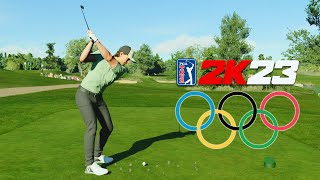 MY CRAZIEST ROUND IN PGA TOUR 2K23  Olympics Qualifying All 4 Rounds [upl. by Jill]