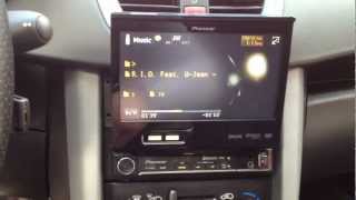 Pioneer AVH6300BT en un Peugeot 207 [upl. by Fevre]