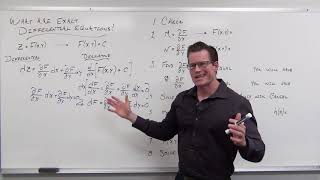 What are Exact Differential Equations Differential Equations 28 [upl. by Zima]