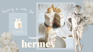 baking a cake for hermes vegan cream puff cake recipe [upl. by Valorie]