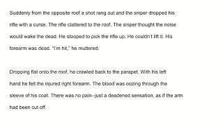 The Sniper Read by Bryan Starchman [upl. by Annavoeg]