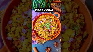 Roti Poha  Leftover Roti Recipe  Roti Poha Recipe  Poha Recipe  Leftover Roti Nashta  shorts [upl. by Egief]