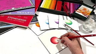 Hot Press Watercolor Paper Review for Colored Pencil Artists [upl. by Kcin460]