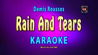 Rain and Tears KARAOKE Demis Roussos  Rain And Tears Karaokenuansamusikkaraoke [upl. by Fleur642]