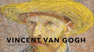 4K Art Classical MusicV2UHD Vincent Van Gogh Paintings 169 Size Classcal Piano Music [upl. by Treblig]