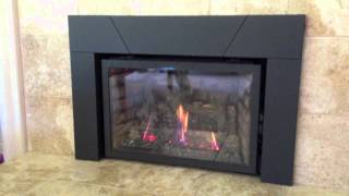 Napoleon IR3N XIR3N Gas Fireplace Insert Burn Video Product review [upl. by Noived]