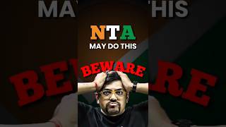 BEWARE NTA May do this😱😱jee jee2025 iit iitjee nta ntanews jeemains jeenta ntaupdates [upl. by Erot875]