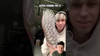 Buat sepatu terbang sneakers sneakerhead shoes adidas fashion funny coke comedy [upl. by Derrej]