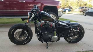 Harley Davidson Forty Eight bobber walk around [upl. by Kushner946]