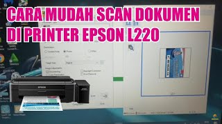 cara scan di printer Epson L220 [upl. by Nila]