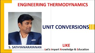 Thermodynamics Unit conversion [upl. by Burn647]