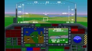 F117A Stealth Fighter 20 PCDOS quotMissions 12 Green Opponentsquot 1991 Microprose [upl. by Lleunamme303]