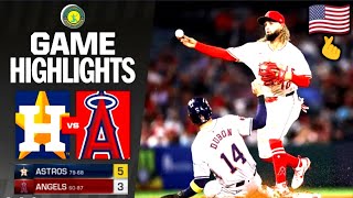 Astros vs Angels GAME HIGHLIGHTS Sept1424  MLB Season 2024  Sport Viral Baseball [upl. by Clara]