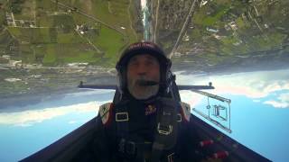 Peter Besenyei Flies Through the Corinth Canal [upl. by Schechter]