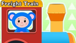 Freight Train and More  Mother Goose Club Nursery Rhymes [upl. by Lurette250]