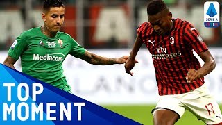 Leao scores brilliant consolation goal for Milan  Milan 13 Fiorentina  Top Moment  Serie A [upl. by Benil]