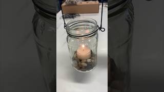 Mason Jar Lantern Candle  DIY Candles [upl. by Inalial401]