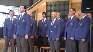 Llanharan RFC Male voice choir Wales Millenium Centre 2009 Perenin wyf [upl. by Airbas]