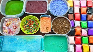 Slime Mixing and Clay Slime Smoothie Izabela Stress satisfying slimevideos [upl. by Clippard515]