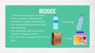 Reduce Reuse amp Recycle [upl. by Eirena]